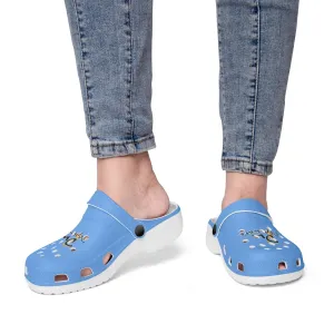 413.Light Blue Clogs