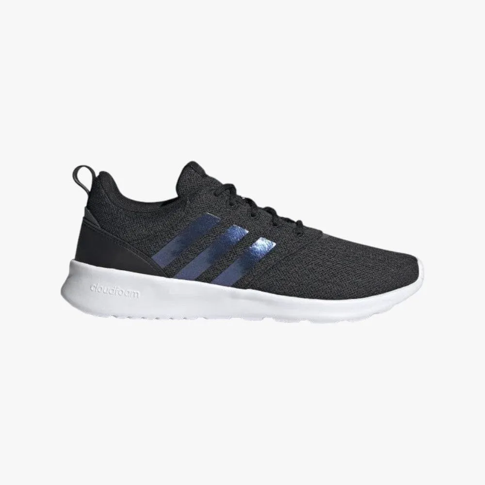 adidas Womens Qt Racer 2.0 Core Black / Iridescent / Grey Six