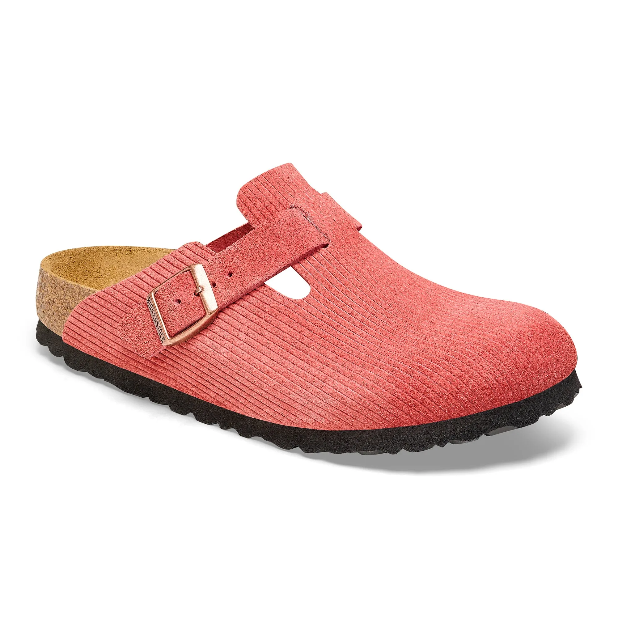 Birkenstock Boston Clog (Women) - Corduroy Sienna Red