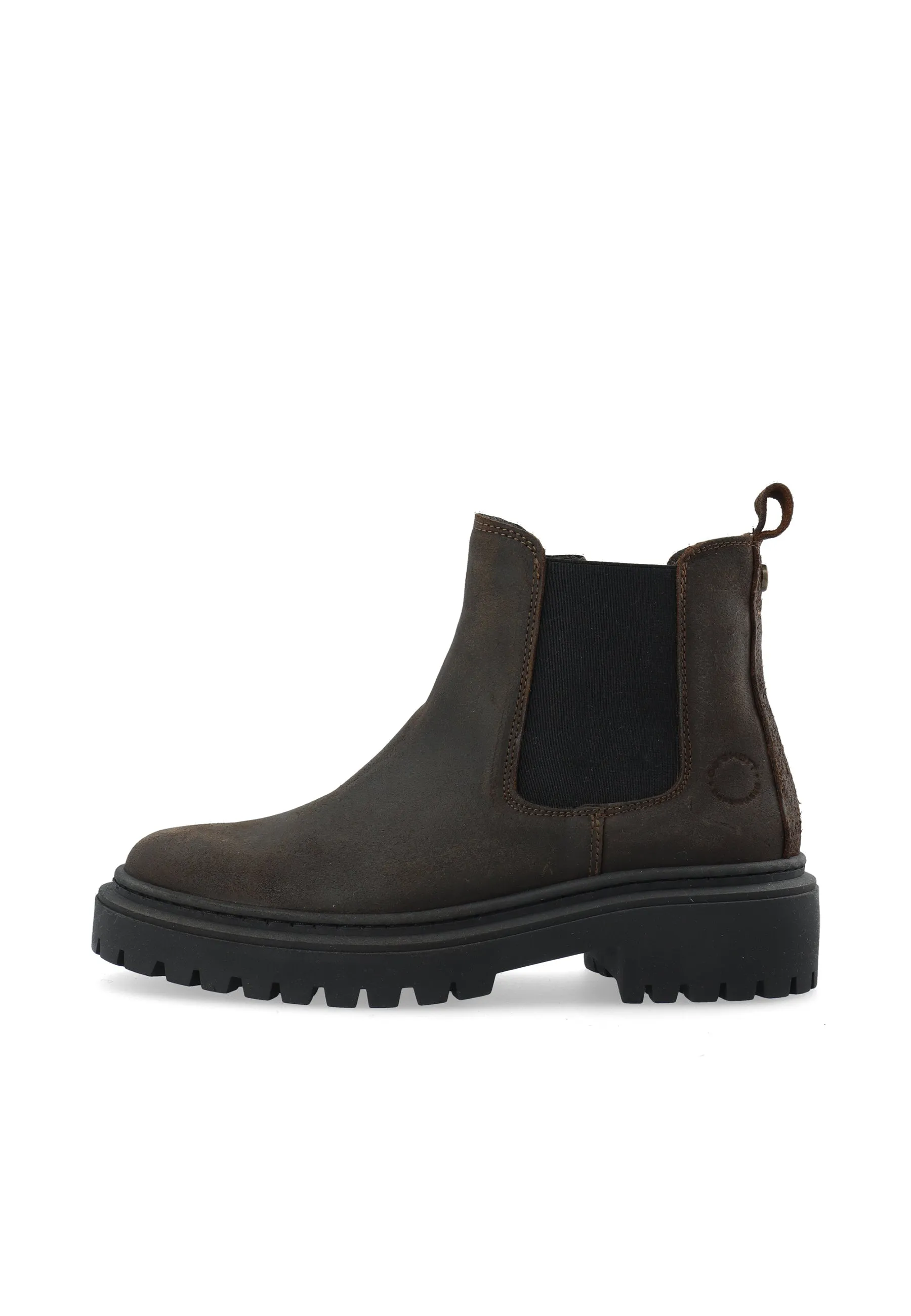 CASLEA Chelsea Boot W. Inside Zip Oil Suede