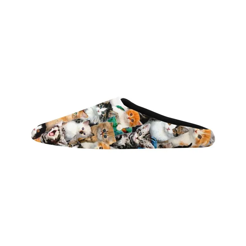 Colorful Cat Slippers For Women