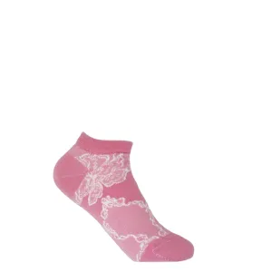 Delicate Women's Trainer Socks - Pink