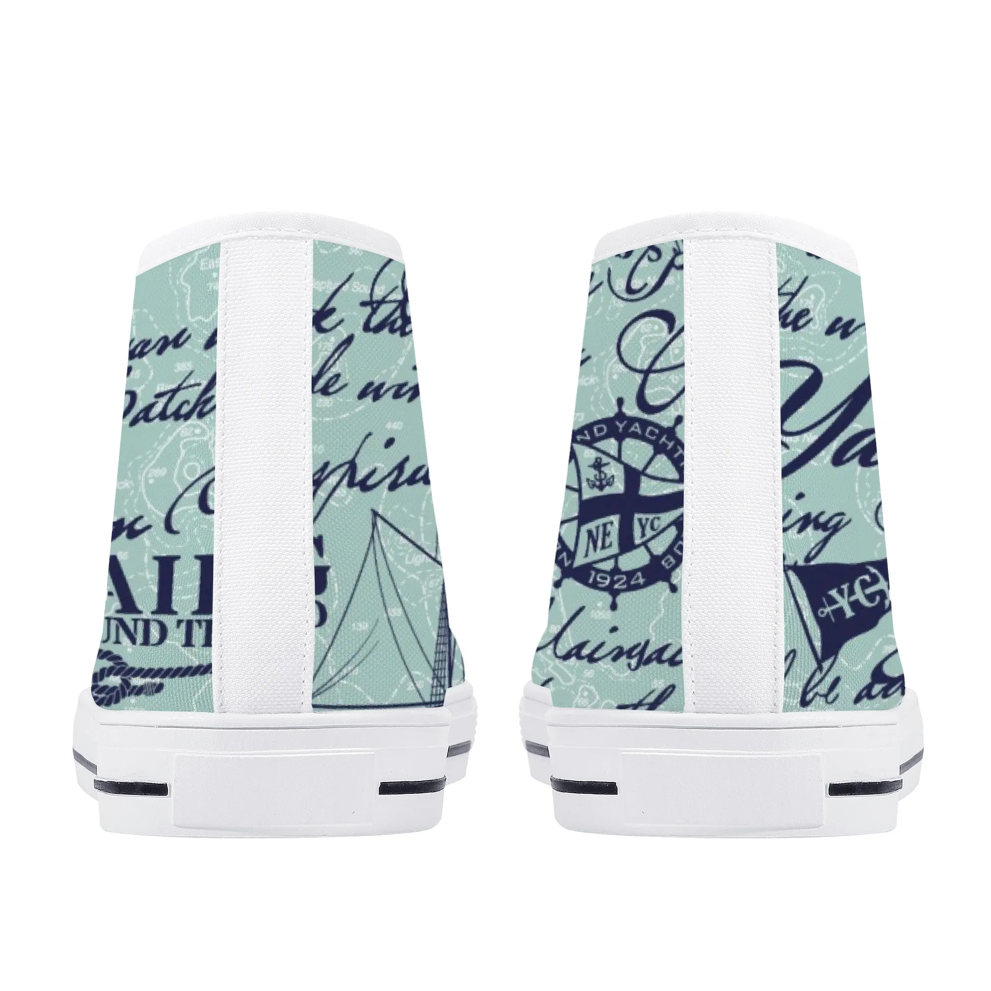 Designer High Top Canvas Shoes - D25 X1