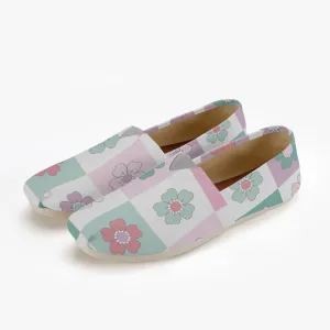 Floral Canvas Toms Shoes