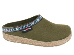 Haflinger Clogs Grizzly Franzl Olive