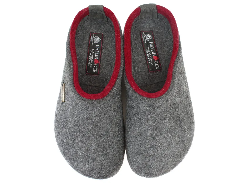 Haflinger Clogs Grizzly Kris Anthracite