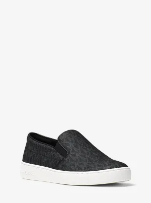 Keaton Michael Kors Logo Slip-on Sneakers, Black