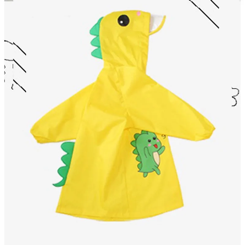 Kids Dinosaur Umbrella Rain boot Poncho Raincoat With Hood comes with Storage Bag for Boys and Girls