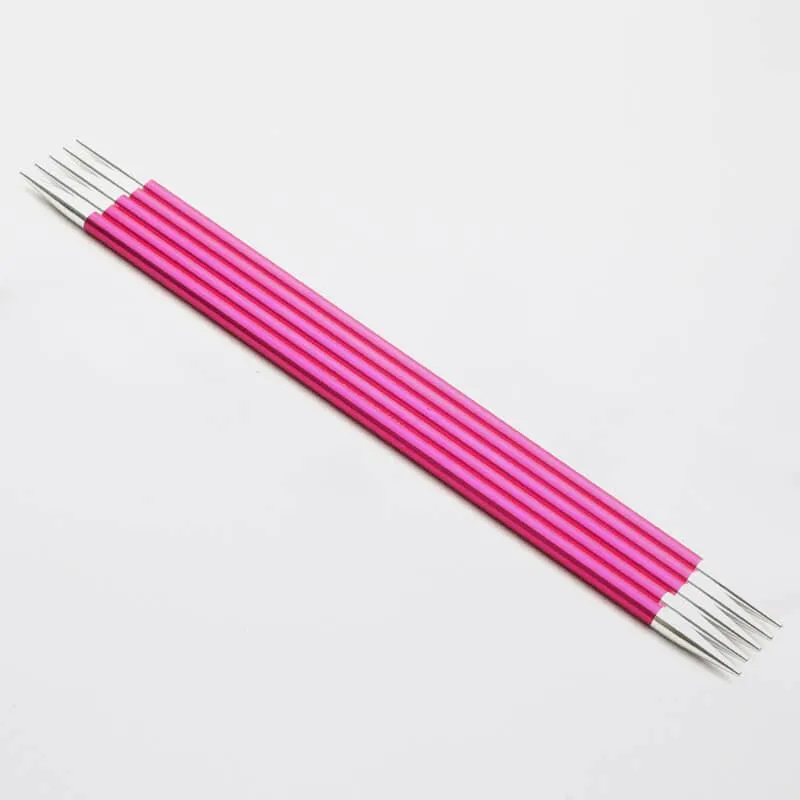 KnitPro Aluminium Zing Double Pointed Needles,  Aluminium Double Ended Knitting Pins