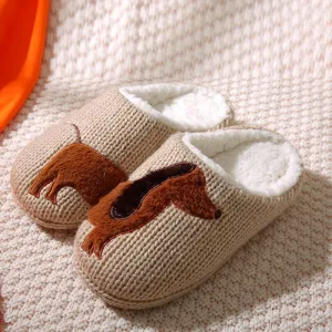 Knitted Dachshund Slippers