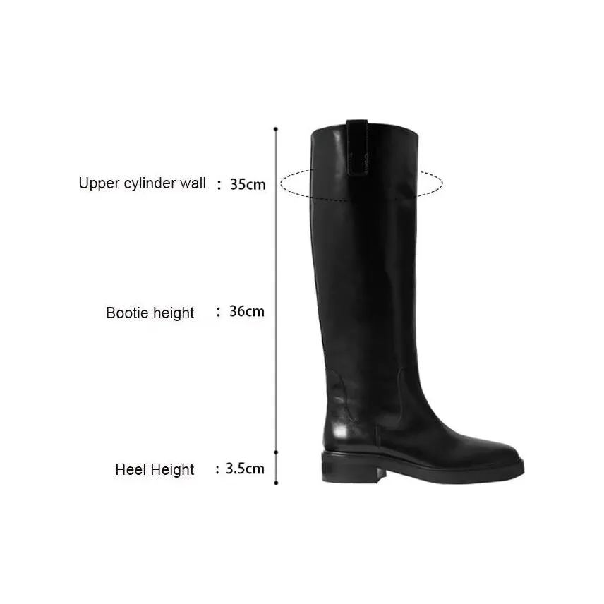 LeatherLux Modish Tall Pattern Boots