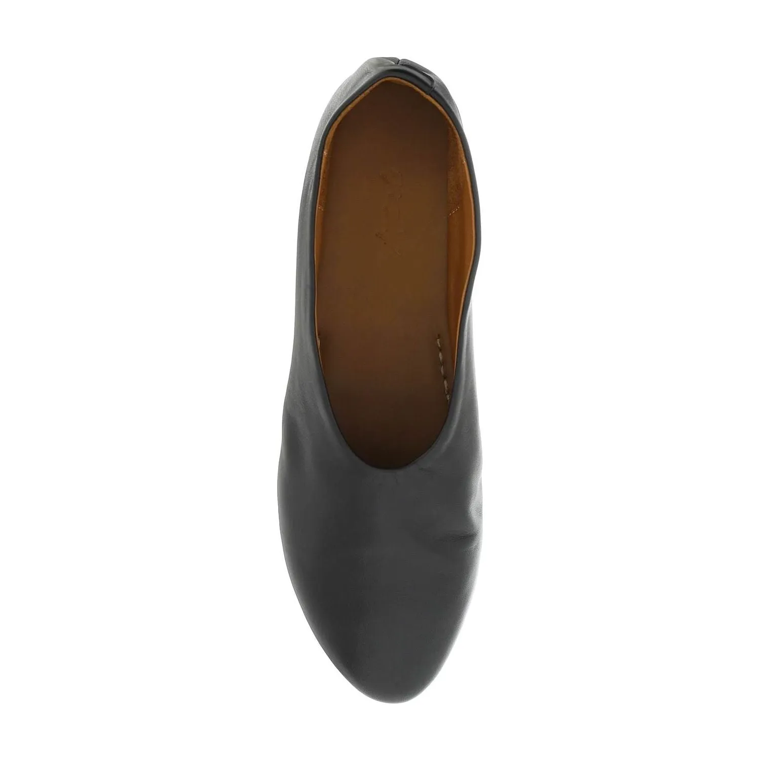 Marsell leather coltellaccio ballet flats