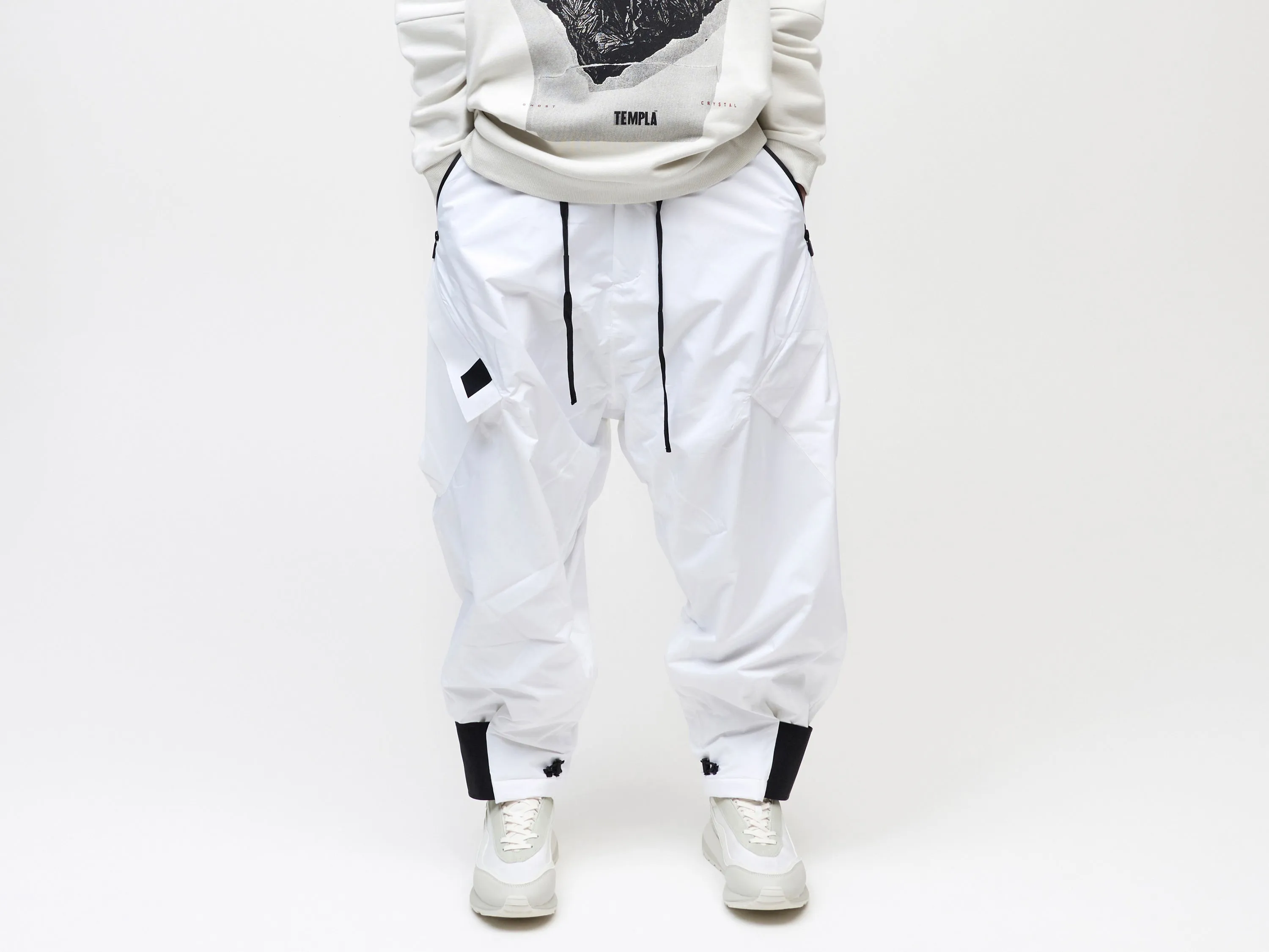 O.S Wadded Cargo Pant - White