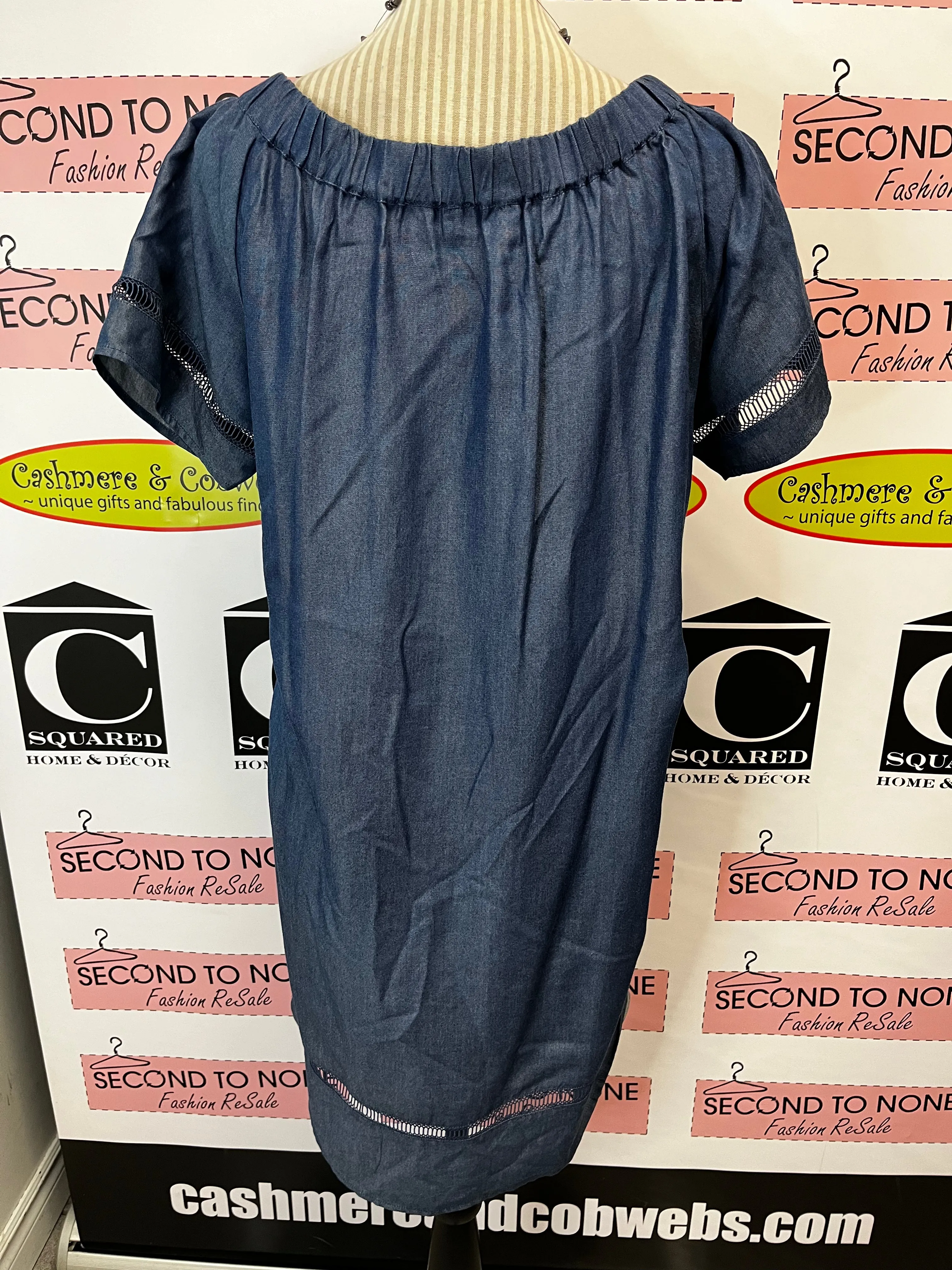 Point Zero Denim Dress (Size XL)