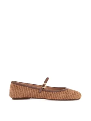 Raffia Ballet Flats