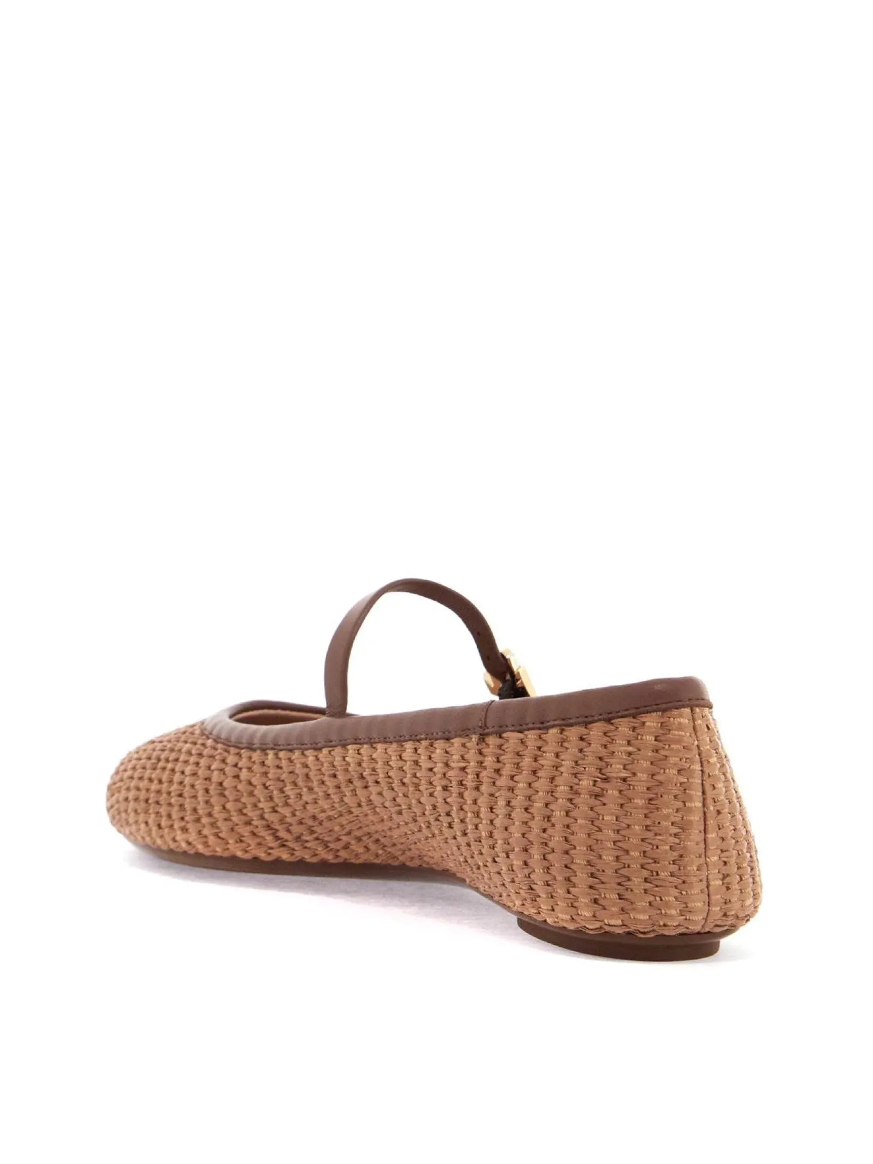 Raffia Ballet Flats