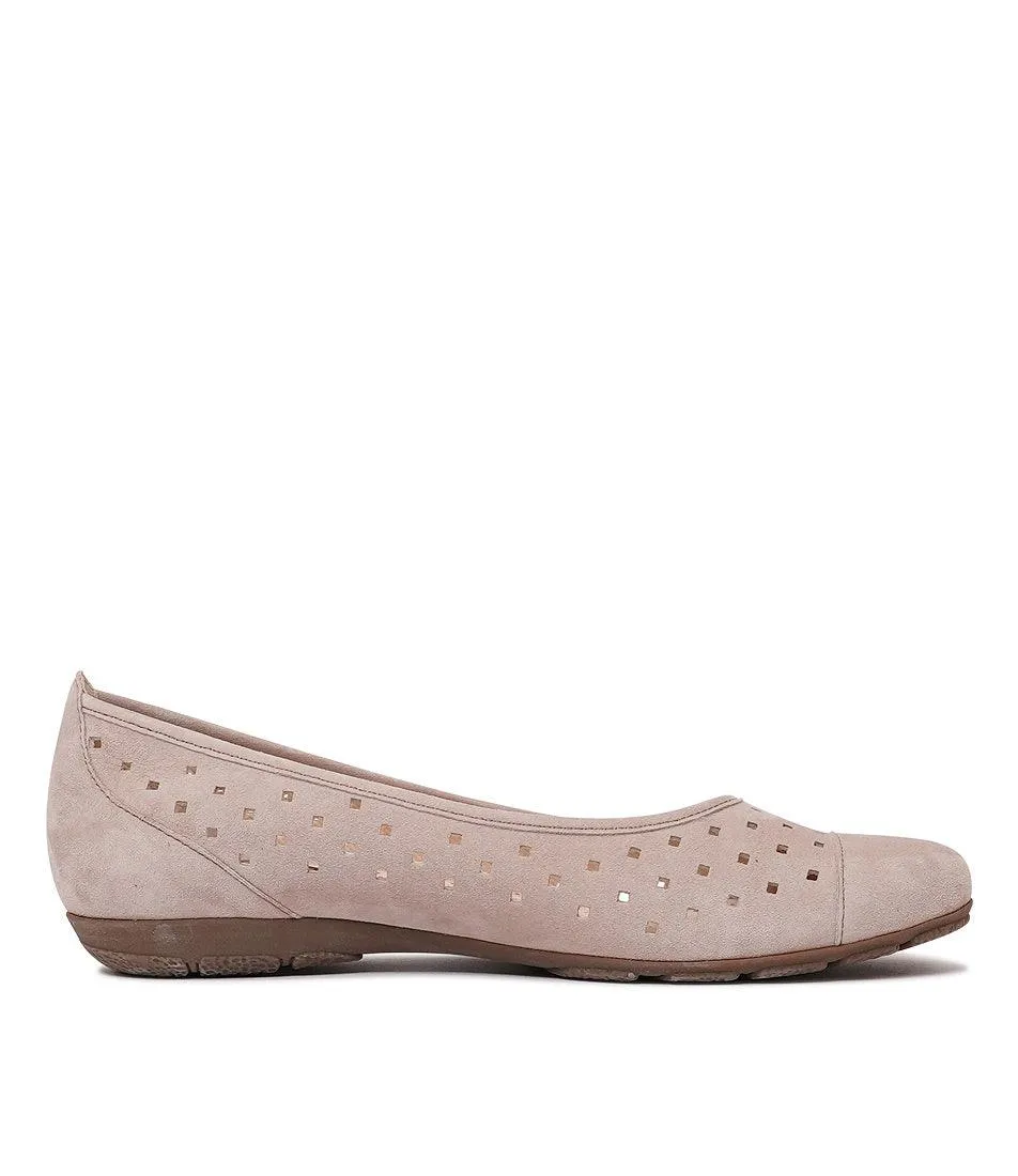 Skylar Antikrosa Leather Ballet Flats