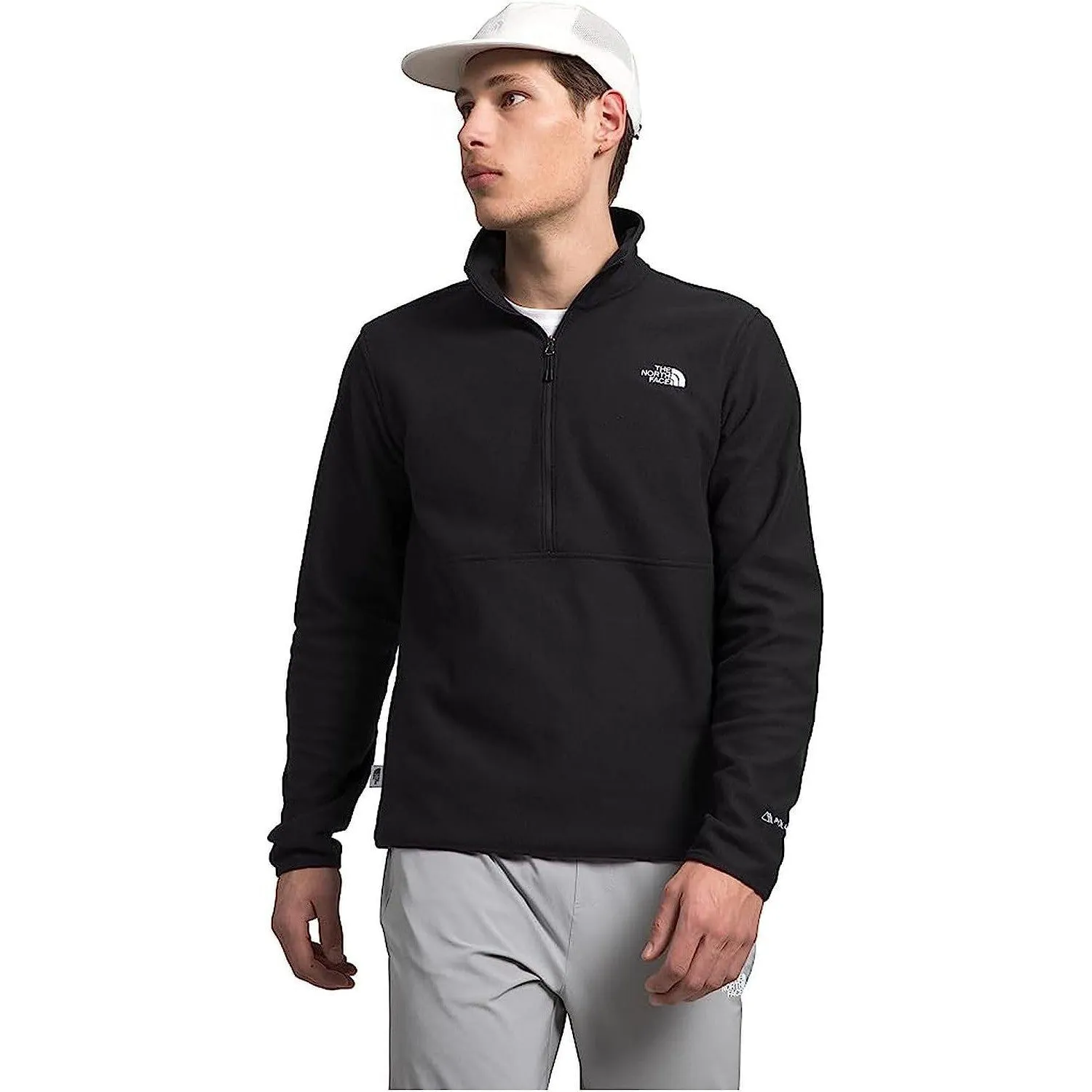 THE NORTH FACE Men's Alpine Polartec 100 Fleece Half Zip Pullover