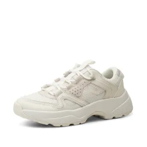 White Woden SIF Reflective Womens Sneaker - Blanc de Blanc