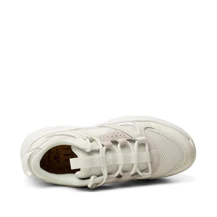 White Woden SIF Reflective Womens Sneaker - Blanc de Blanc