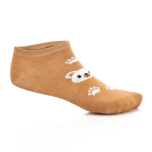 Women's No Show Socks -Cacao