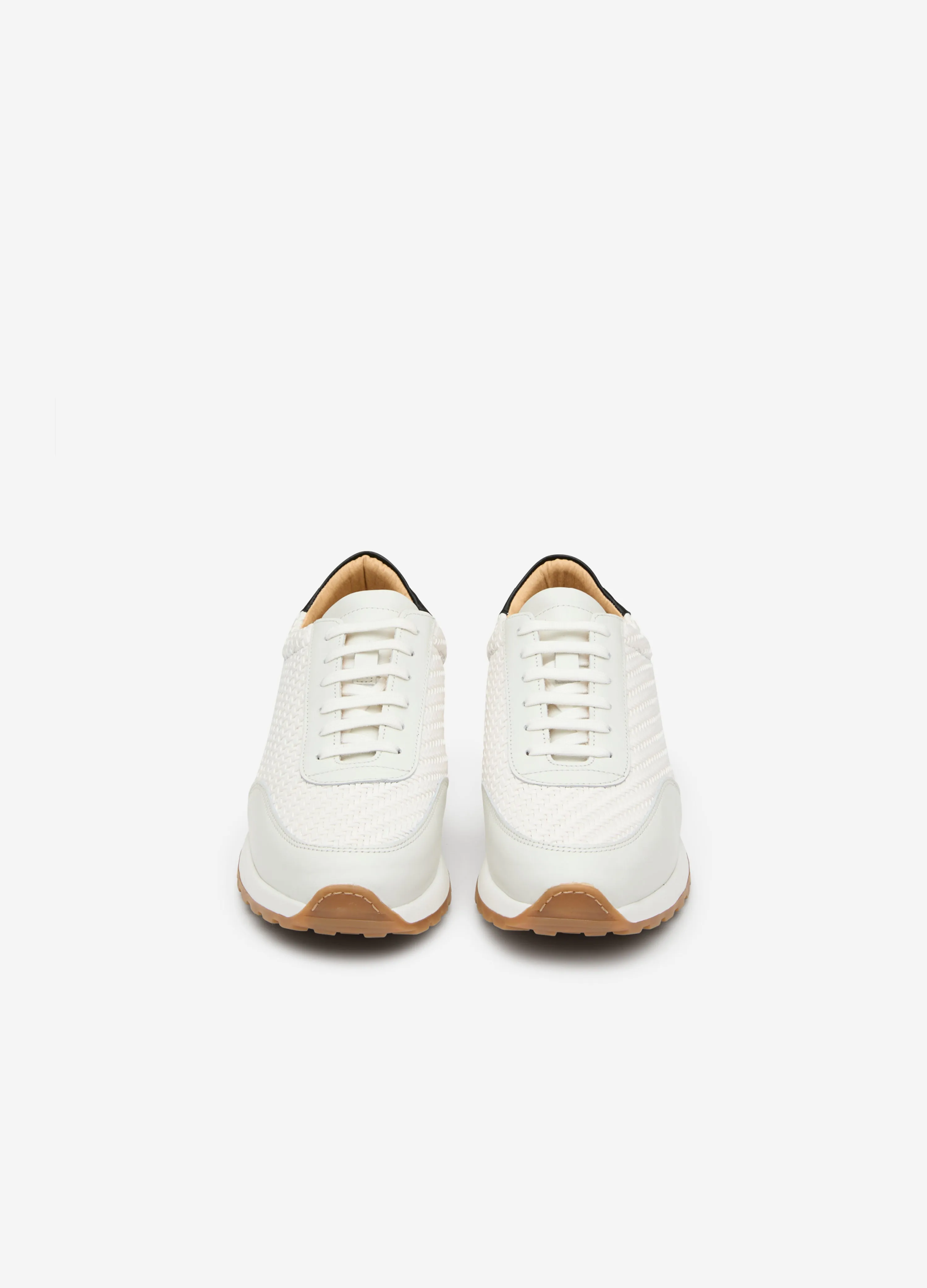 Woven Sport Sneaker Cream Combo